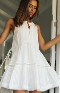 Robe mini Shelby bohème sans manches