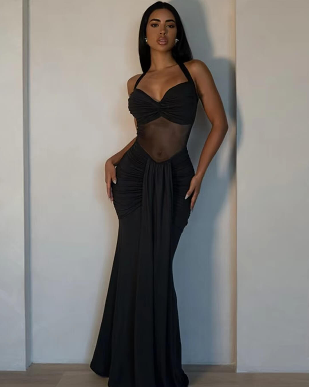 Robe longue dos nu Fenella