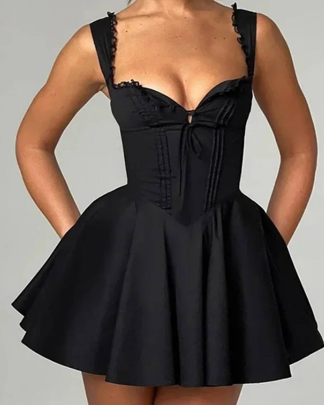 Robe mini Francine sans manches