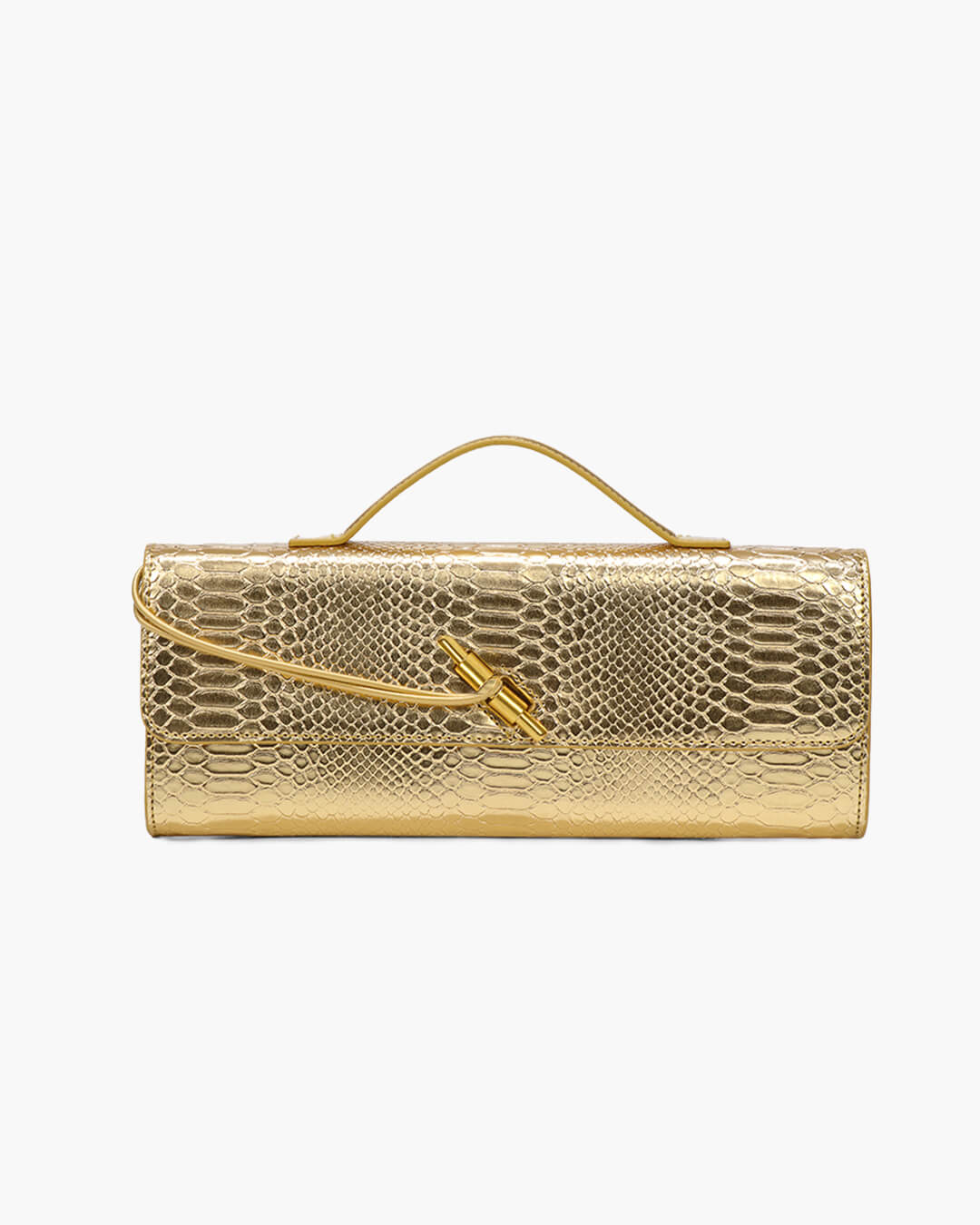 SOERA Bianca Croc - Embossed Leather Bag - Handbags - Soera-Bianca-Vegan-Leather-Bag-Handbag/Gold Gold Regular