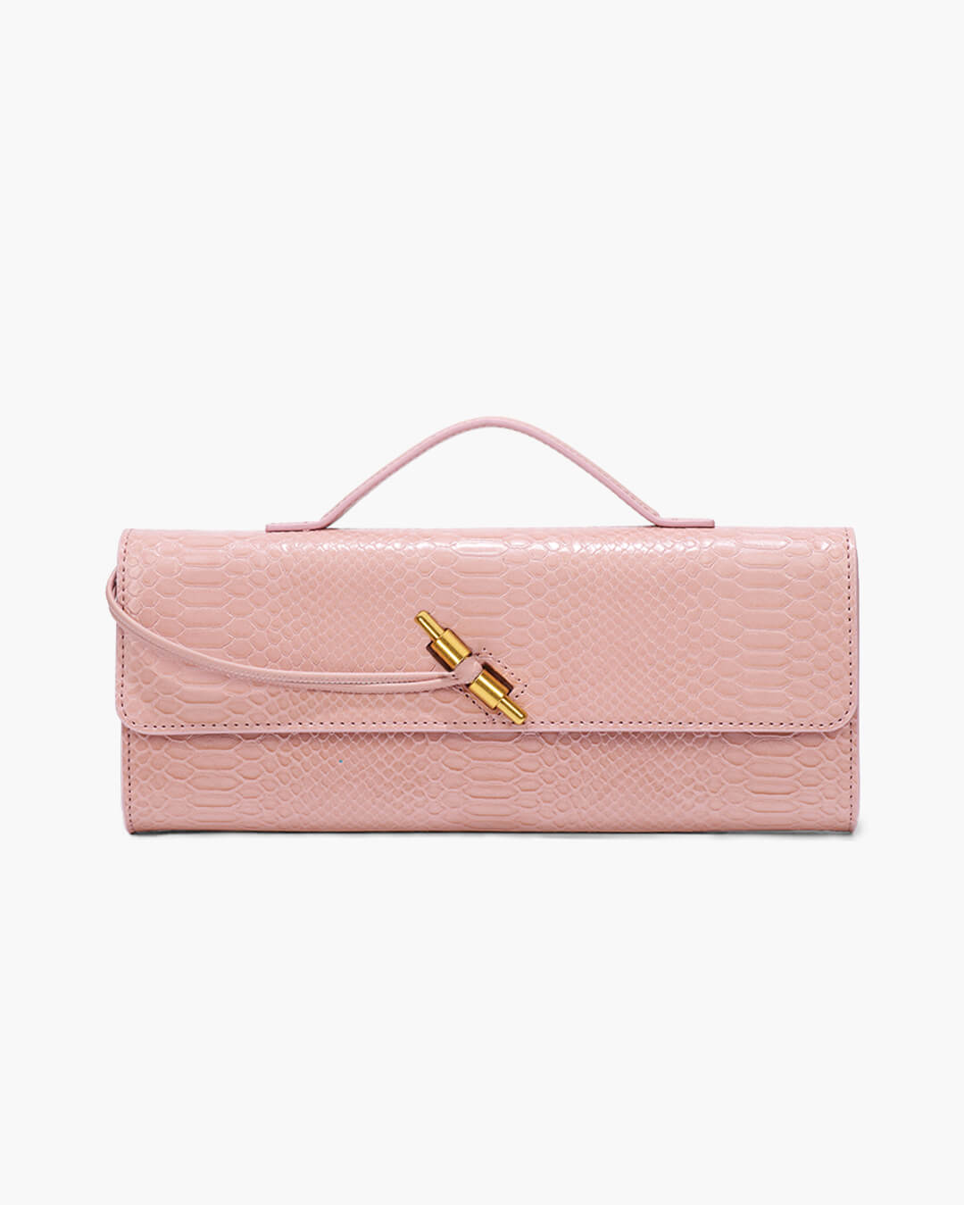 SOERA Bianca Croc - Embossed Leather Bag - Handbags - Soera-Bianca-Vegan-Leather-Bag-Handbag/Pink Pink Regular