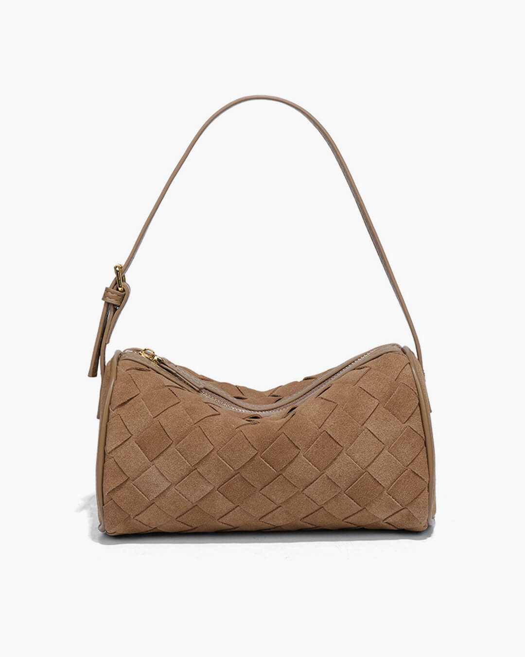 SOERA Jessica Woven Suede Bag - Handbags - Soera-Jessica-Woven-Suede-Bag-Handbag/LightBrown Light Brown Regular