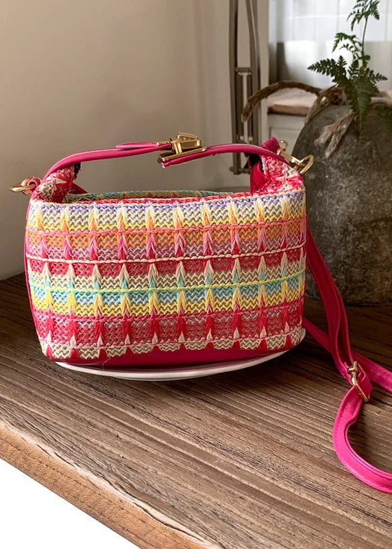 SOERA Raphaela Woven Raffia Sling Bag - Handbags - 1005009607229453-;Gh1774869390937497644 Khaki