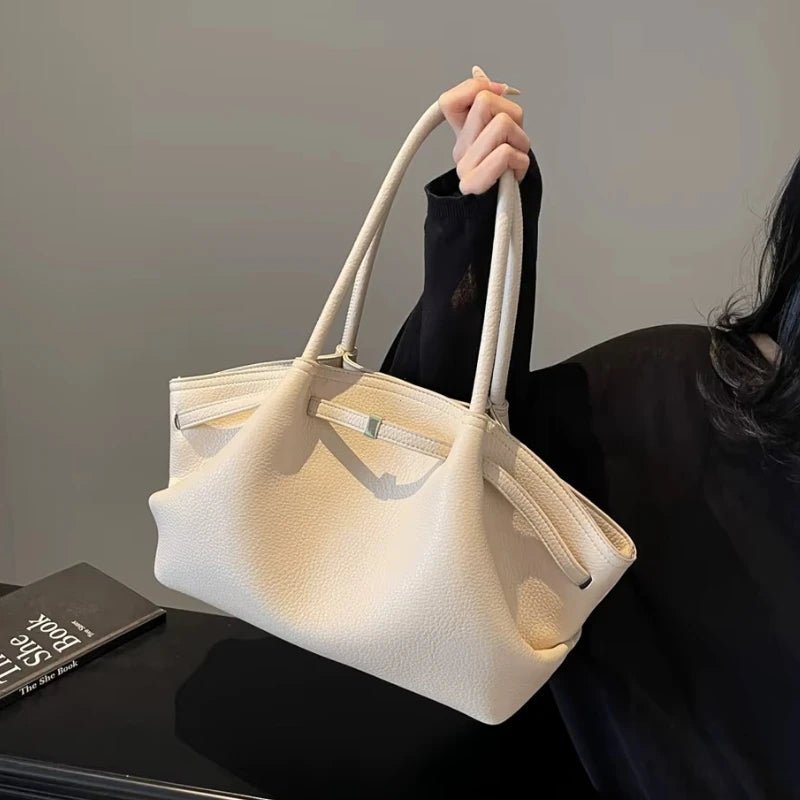 SOERA Sandy Shoulder Tote Bag - Handbags - 3256809401419780-;dX1764003584727241176 Beige