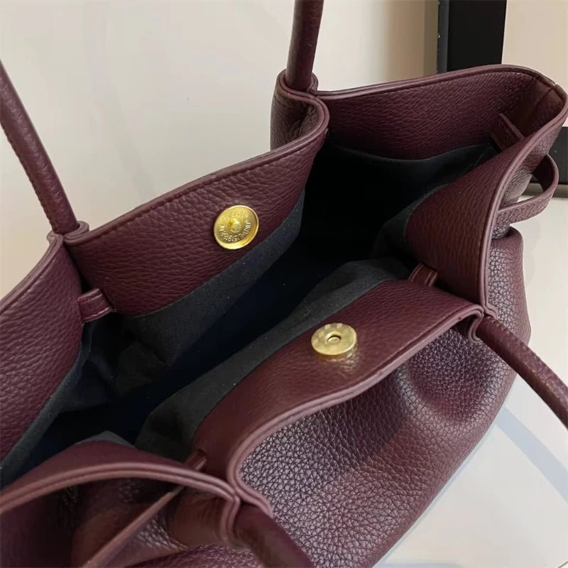SOERA Sandy Shoulder Tote Bag - Handbags -  Burgundy