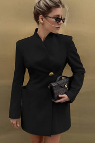 Blazer Beatrice cintré à col en V