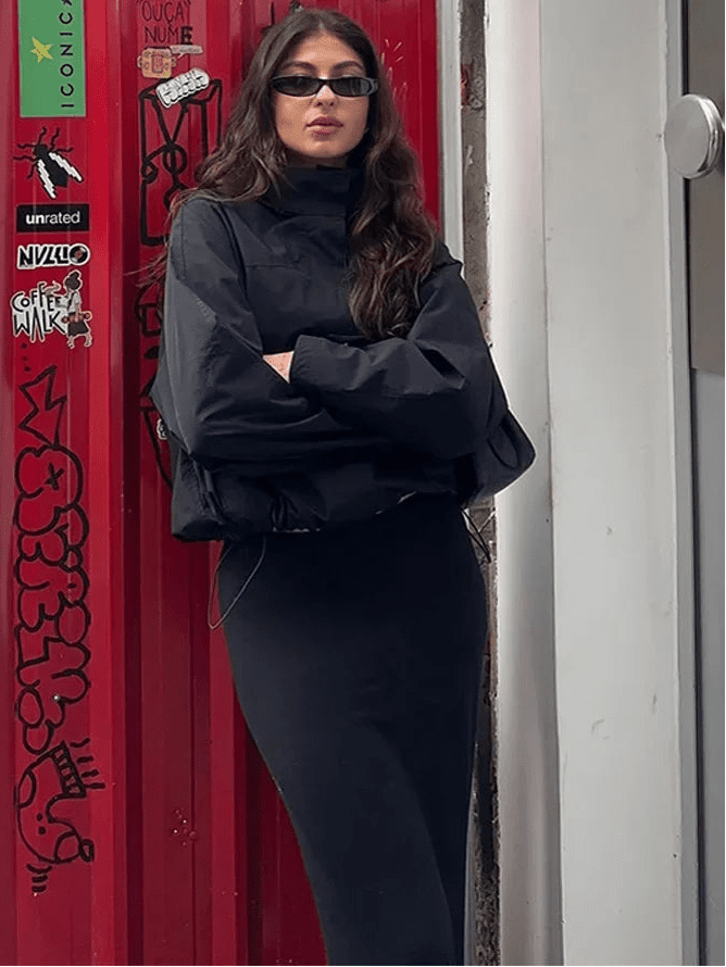 SOERA Bianca Hooded Waterproof Bomber Jacket - Jacket -  White S