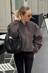 Bomber Ilse en suédine