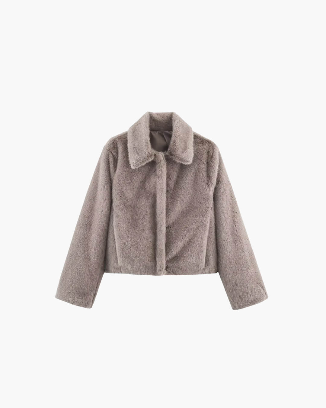 SOERA Alexandra Faux Fur Jacket - Jackets -  Gray S