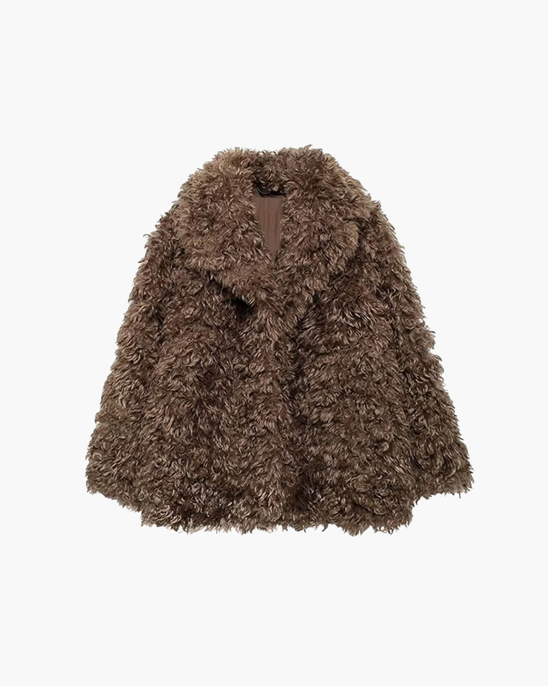 SOERA Betty Faux Fur Jacket - Jackets - 3256807807969767-;HT1762946091125460506 Brown L