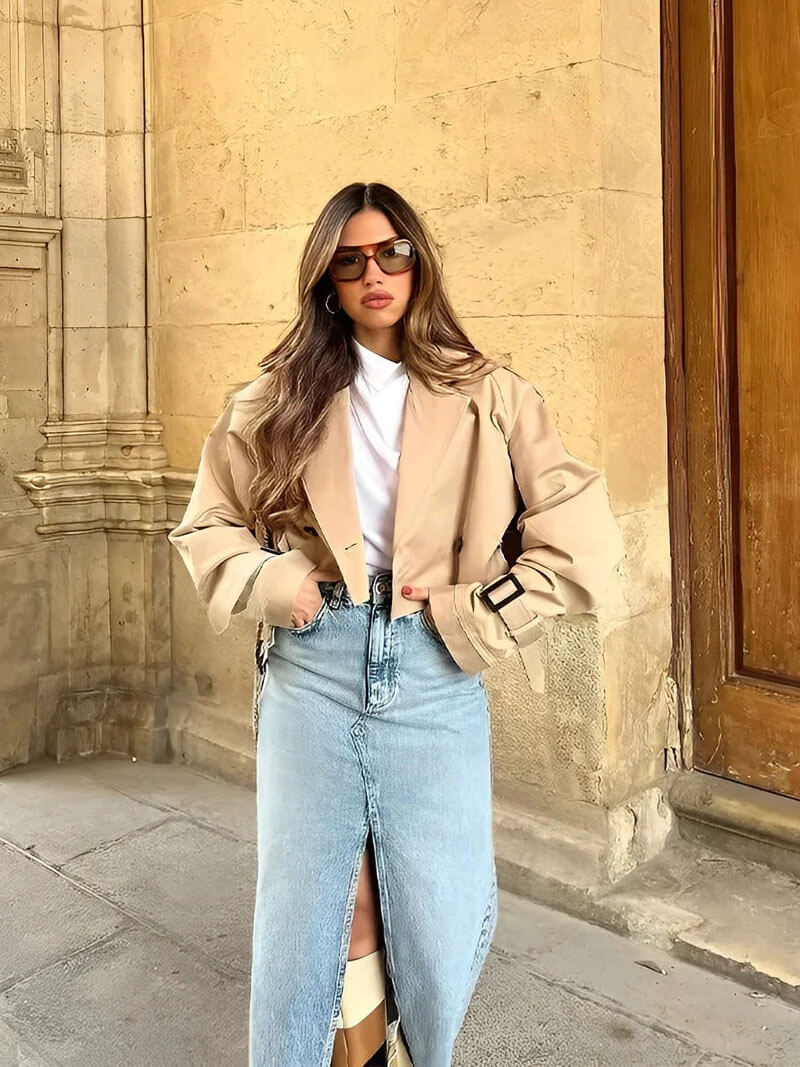 SOERA Blair Cropped Trenchcoat - jackets - DWOD2-DY051002 S