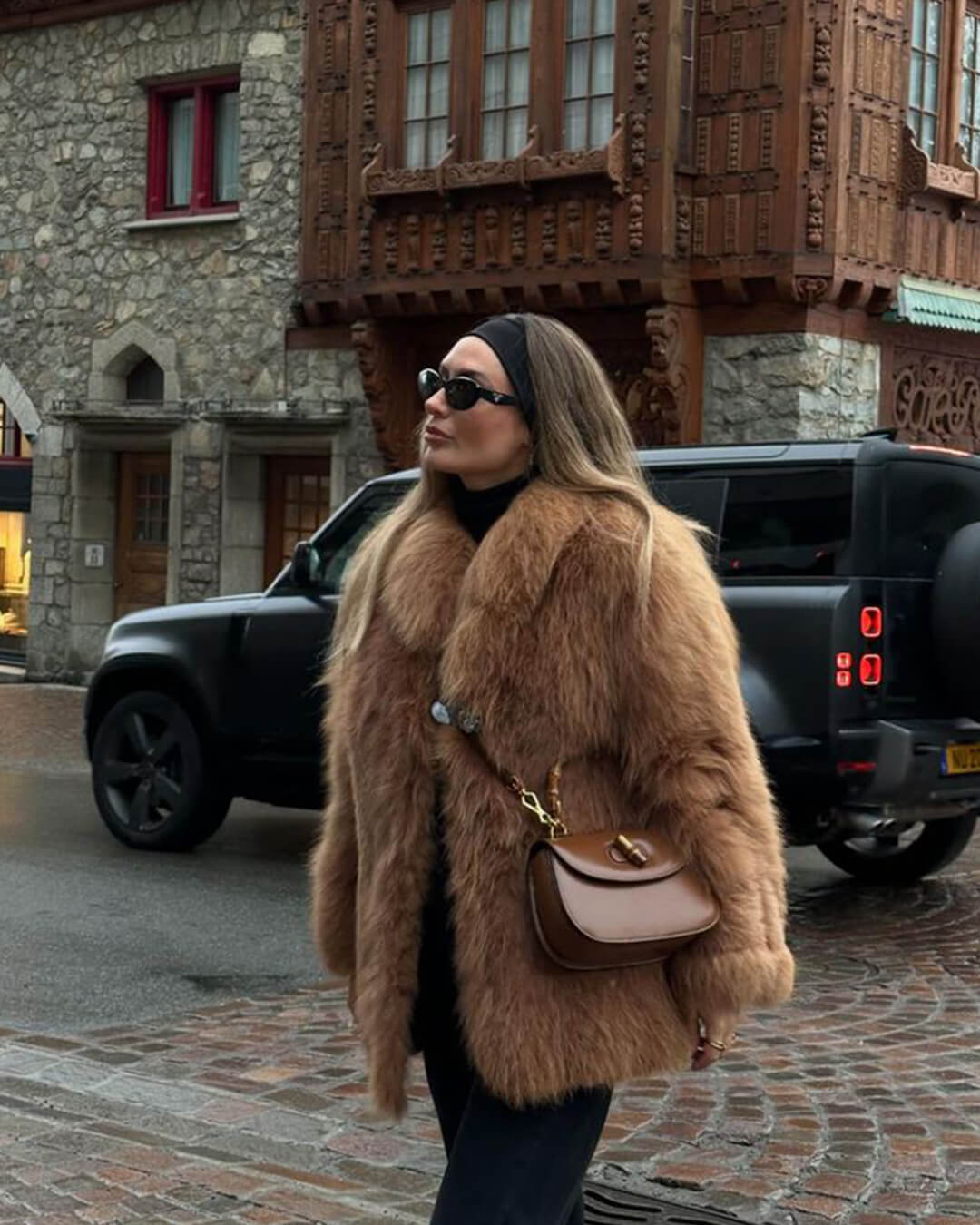 SOERA Carissa Faux Fur Coat - Jackets - 3256810153581963-;qK1766488748817618143 Brown XS