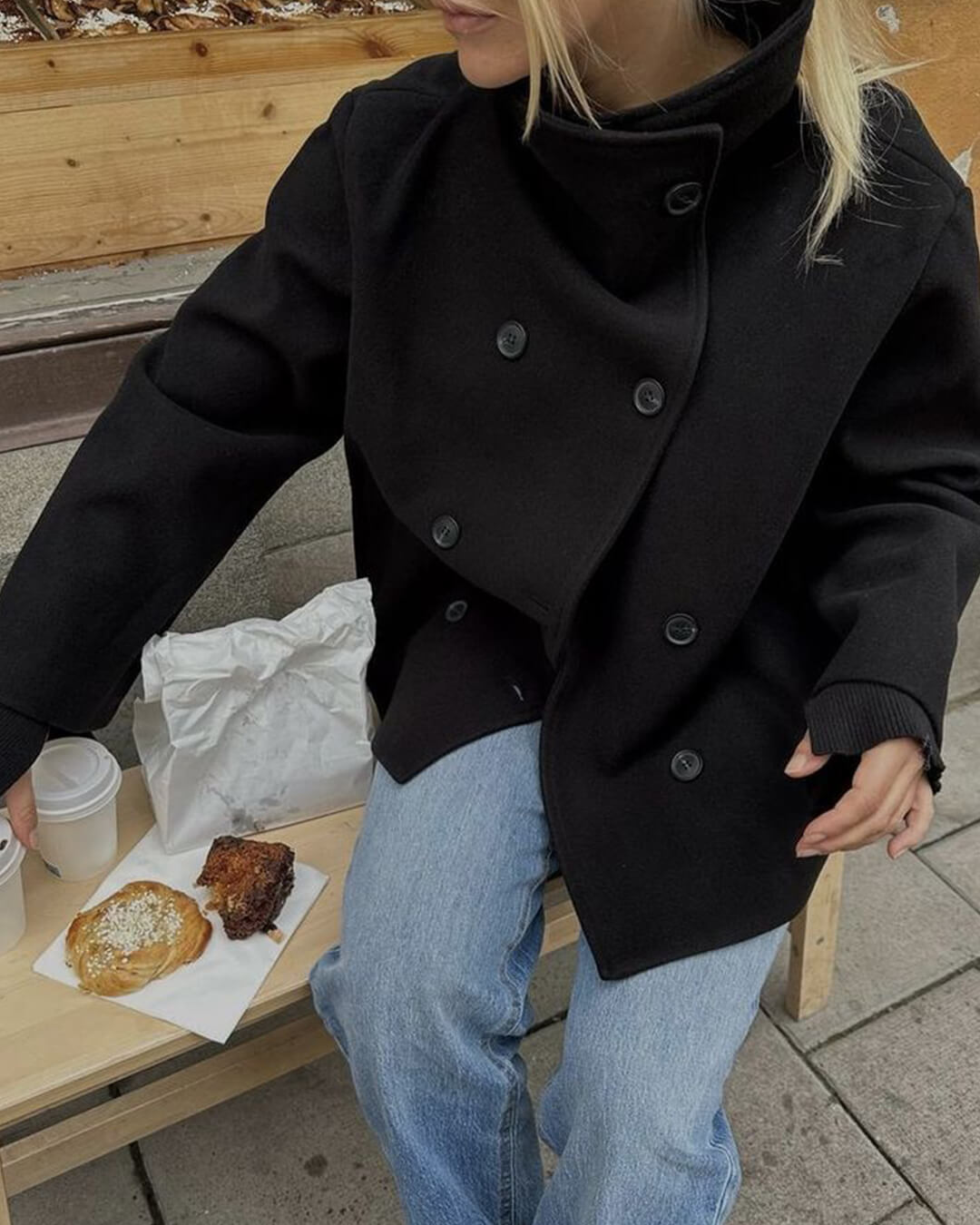 SOERA Clarissa Jacket with Stand Collar - Jackets -  Black XS