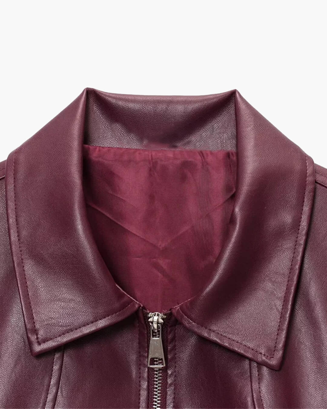 SOERA Erika Zip Up Leather Jacket - Jackets - bP1770344797583888911 S