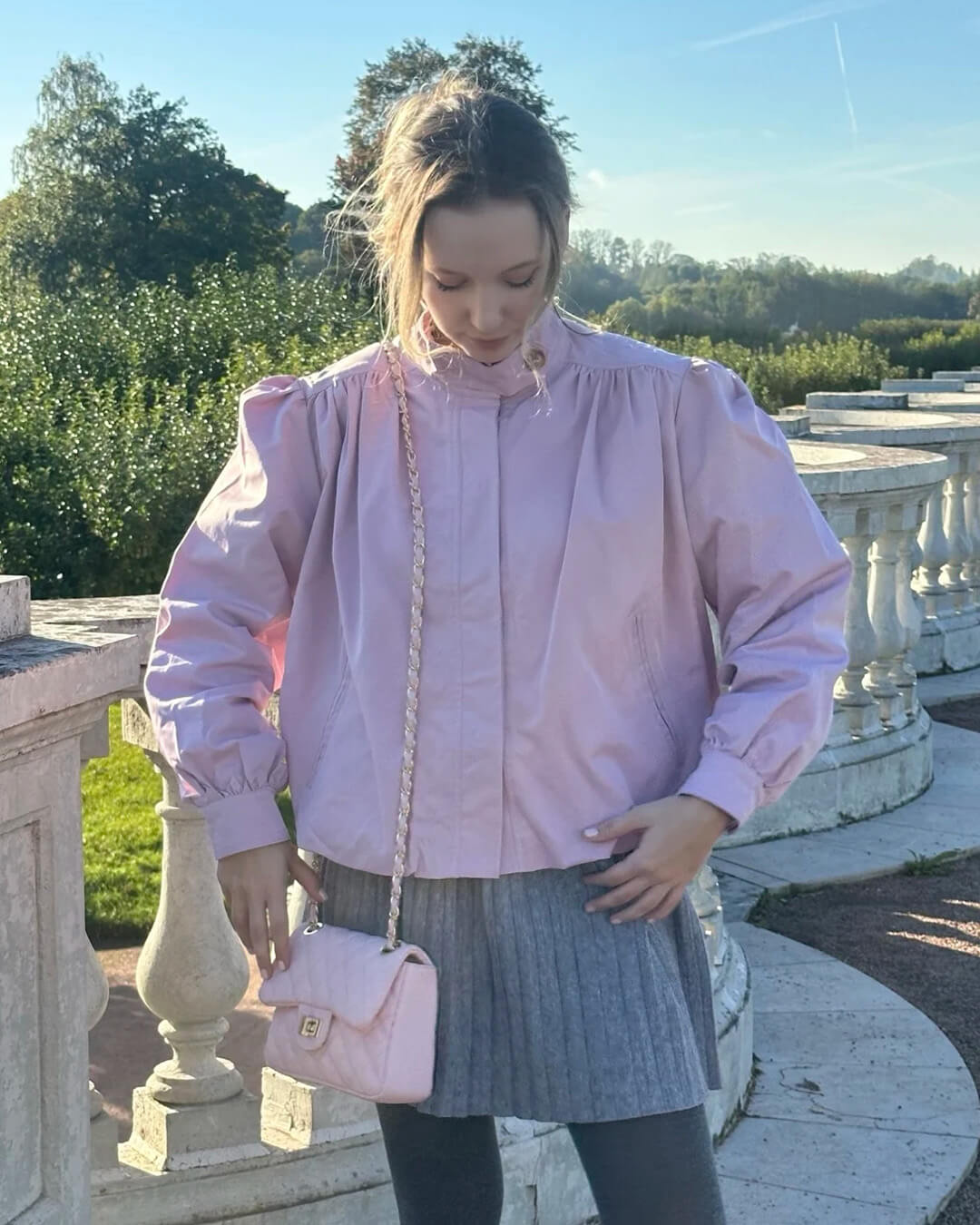 SOERA Jenna Loose Fit Pleated Jacket - Jackets - 1005009529250279-;Fi1775118758913205427 Pink M