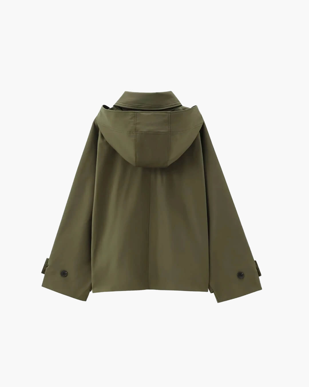 SOERA Julia Hooded Trench Coat - jackets - 3256807450484976-;uT1757549903551306285 Army Green M