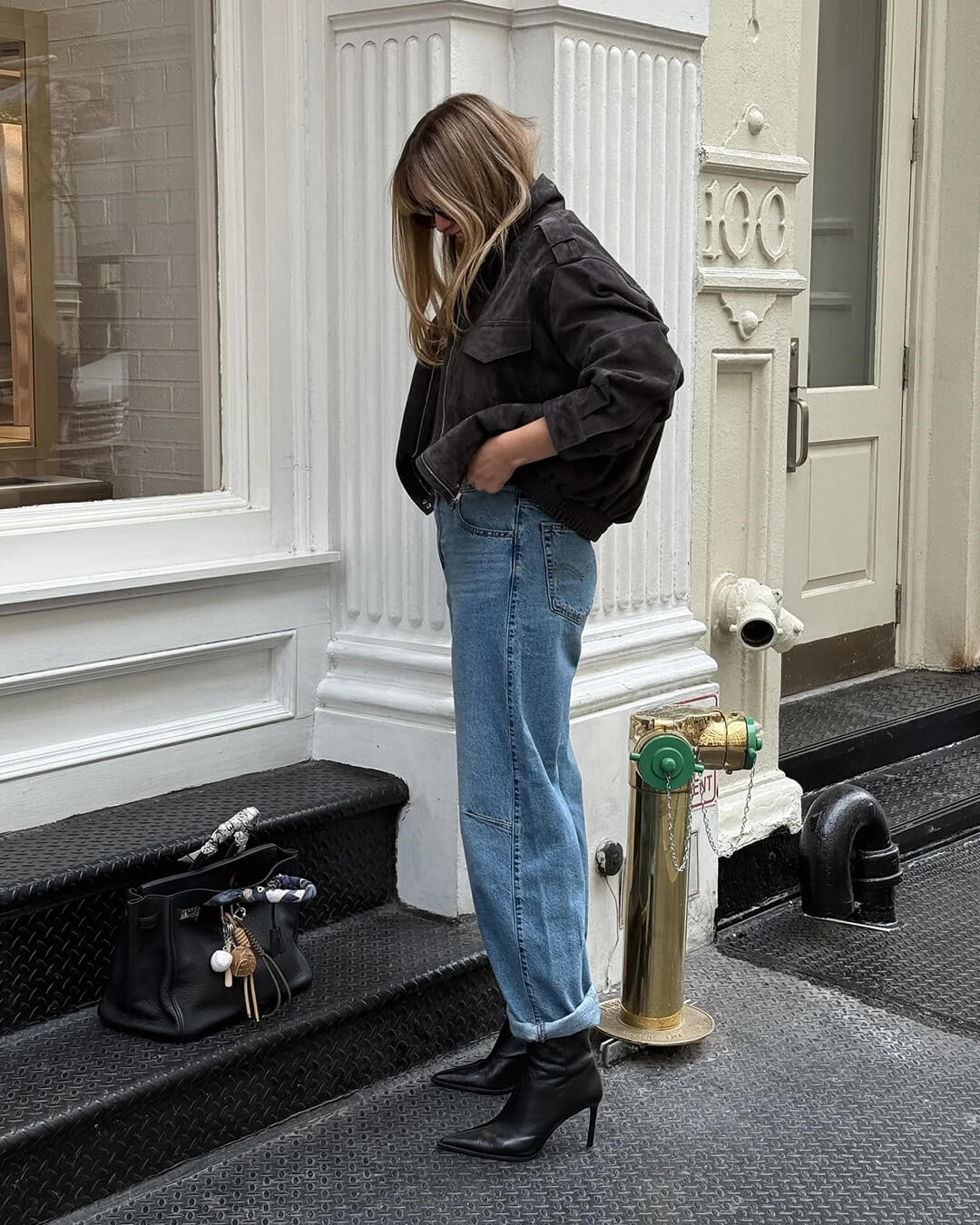 SOERA Marianne High Neck Suede Pocket Jacket - Jackets - 1005008551331900-;Ym1775552729666633472 Dark Gray M