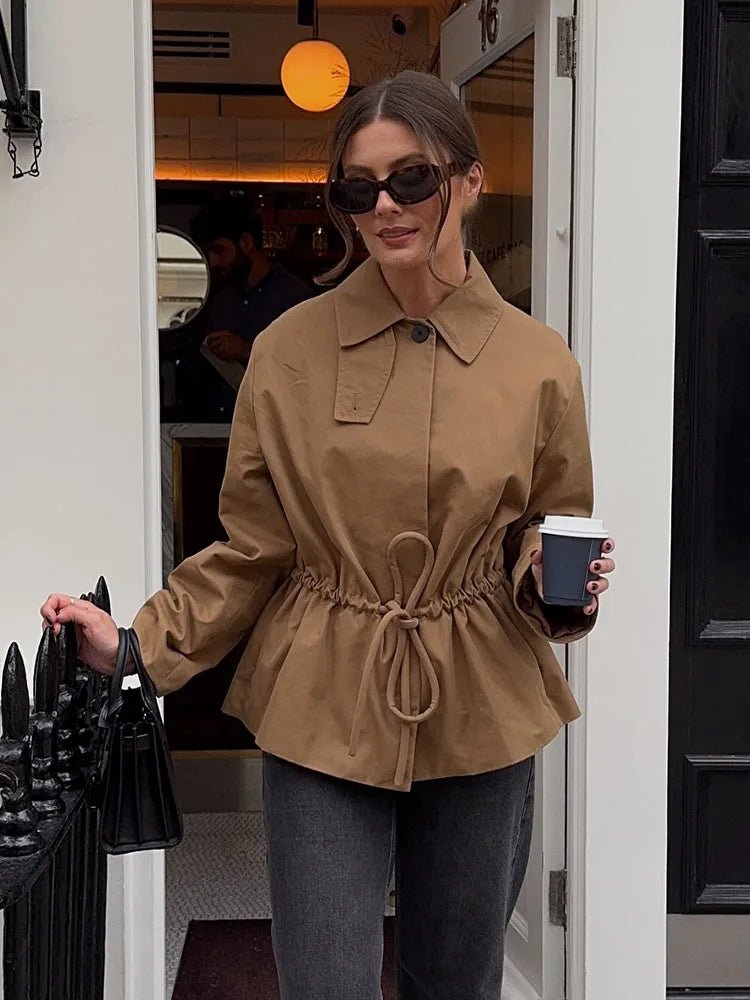 SOERA Minerva Lace Up Drawstring Jacket - Jackets - 1005009993477256-;sd1773321573815482700 XS