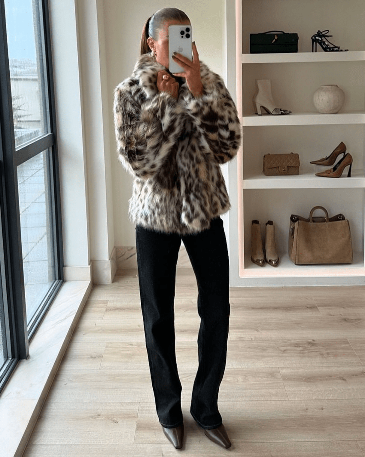 SOERA Nora Leopard Faux Fur Coat - Jackets - pL1764442362185091532 L