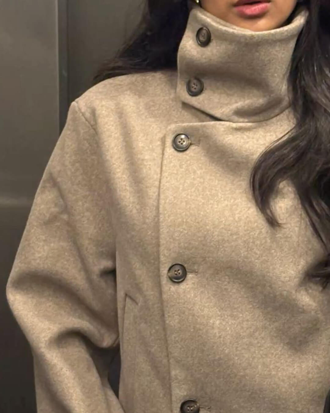 SOERA Ramona Jacket with Stand Collar - jackets -  Beige L