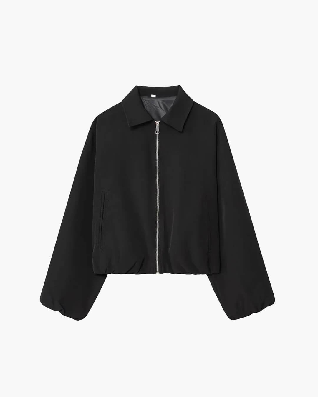 SOERA Seraphina Puffed Bomber Jacket - Jackets - 1005009867474745-;ib1774621553515327441 Cream M