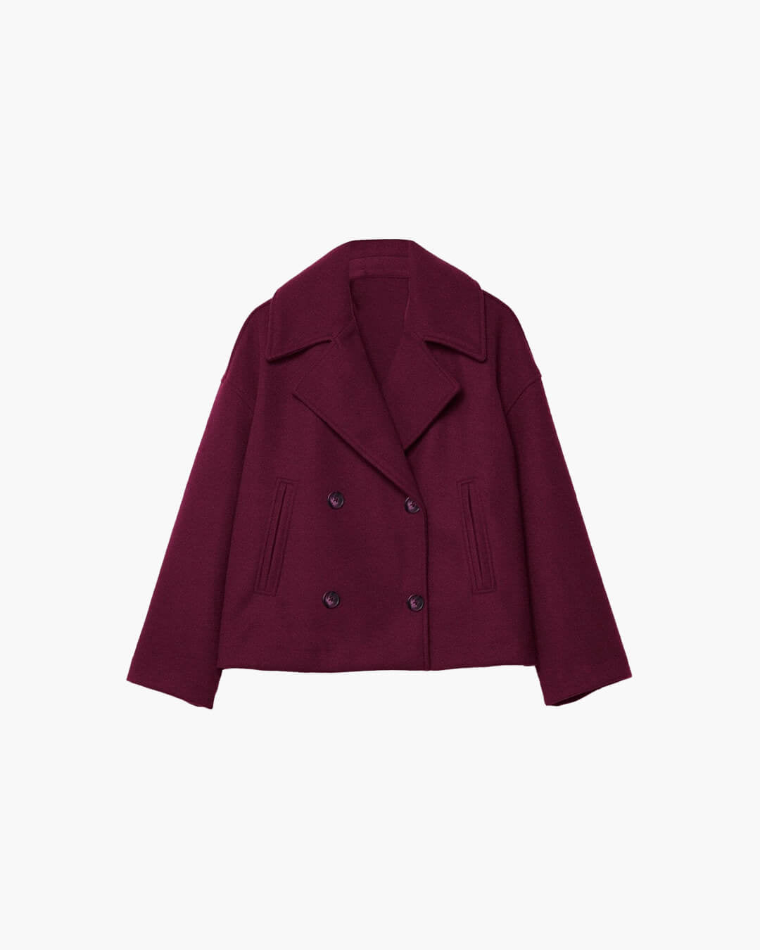 SOERA Suzane Short double - breasted Coat - Jackets - DK1766362638994132031 Red S