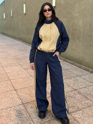 Survêtement patchwork nylon Helen