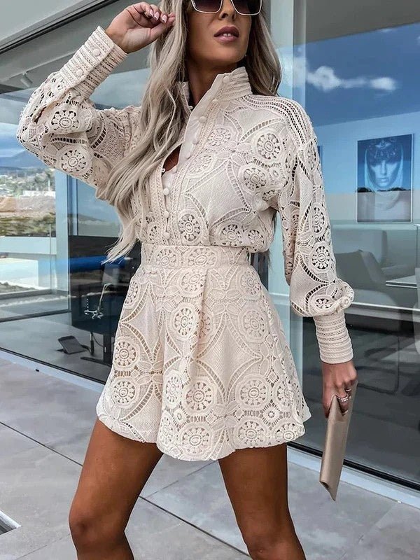 SOERA Bianca Summer Ibiza Ensemble - Matching Sets -  Beige M