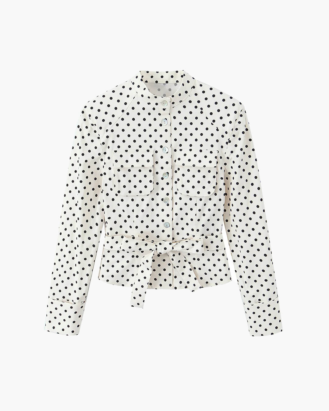 SOERA Cherry Polka Dot Jacket Capri Pants Set - Matching Sets - 1005011848112484-;lb1775031592086290901 Pants XS