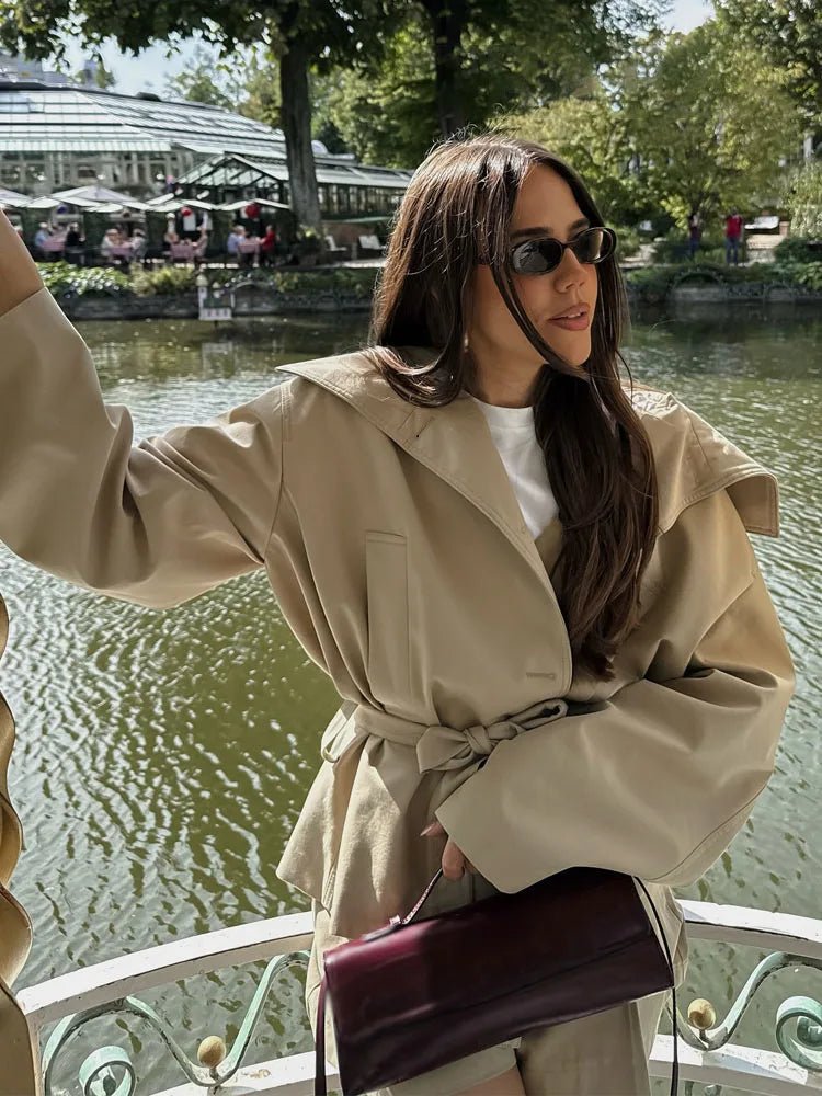 SOERA Debra Belted Jacket & Shorts Set - Matching Sets - 1005009892467660-;az1772135167936151770 Jacket L