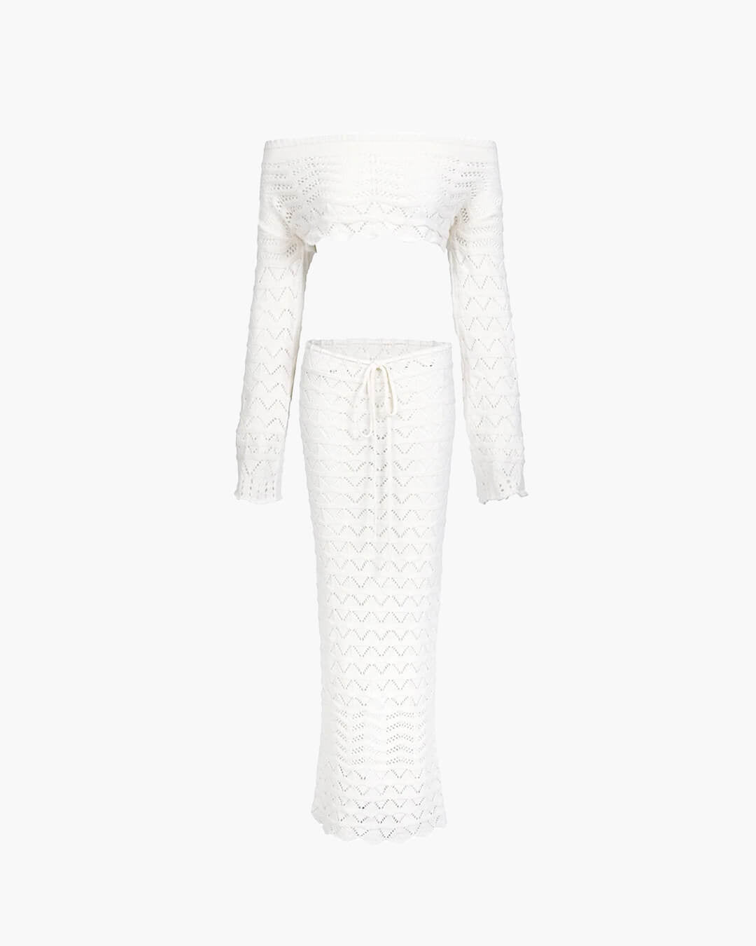 SOERA Megan Offshoulder Knit Beach Set - Matching Sets - 1005008745941797-;wj1772135166992268618 M