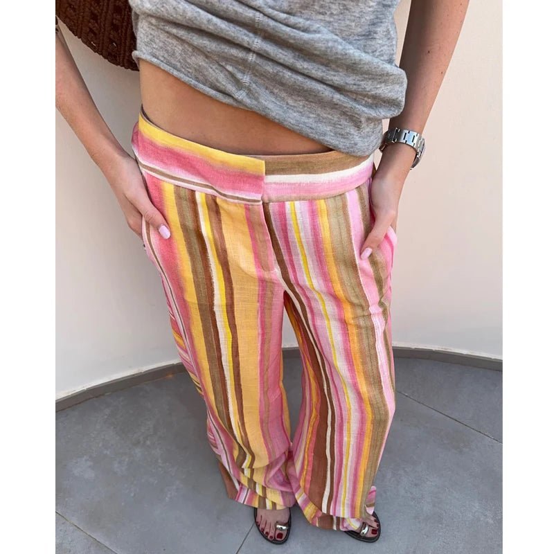 SOERA Aiteshi Wide Leg Palazzo Pants - Pants - SOERA-452675-STR-S-55747 S