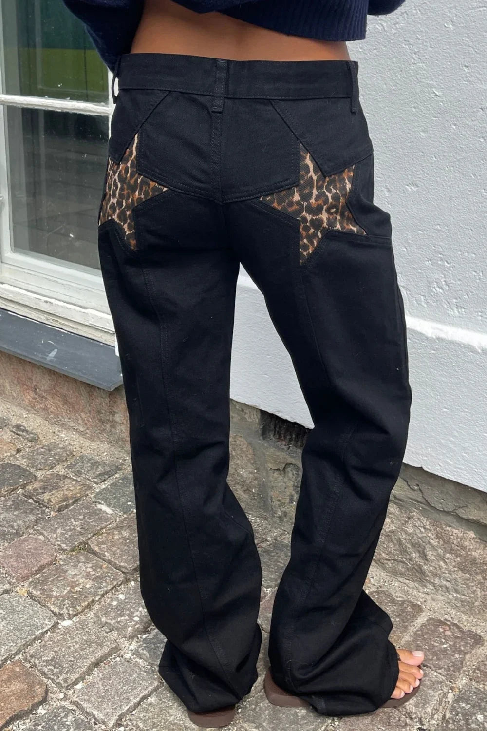SOERA Charlize Star Patchwork Color - Block Jeans - Pants -  Blue S