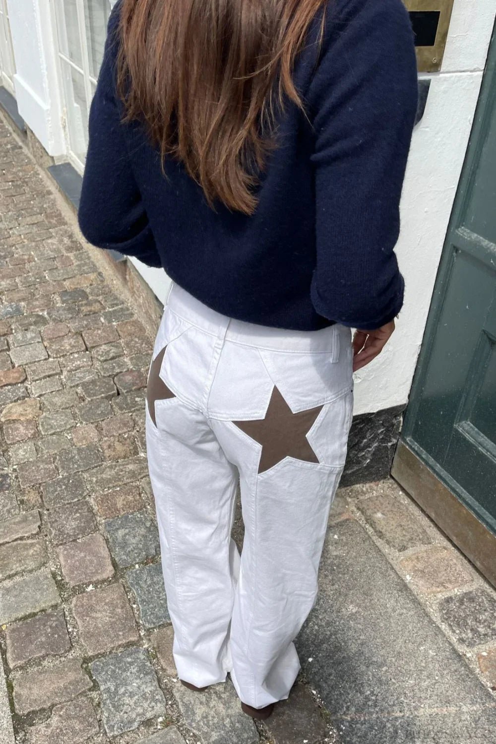 SOERA Charlize Star Patchwork Color - Block Jeans - Pants -  White M