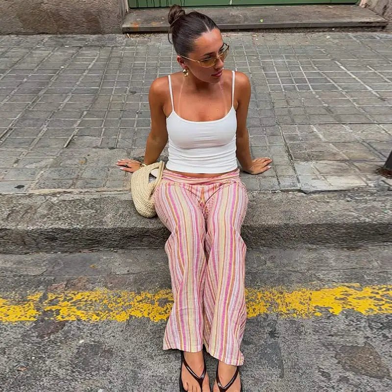 SOERA Sienna Vertical Stripe Trousers - Pants - SOERA-346371-DEF-OS-38980 M