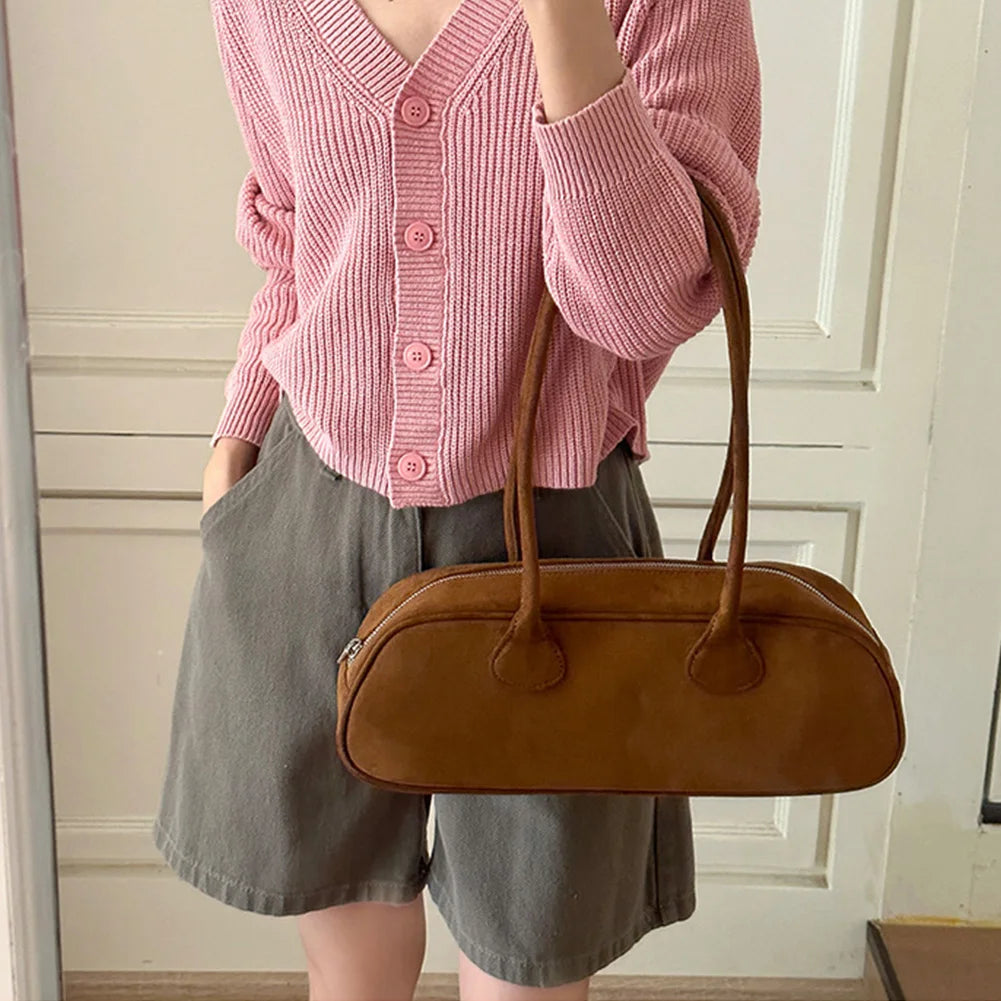 Sac en daim Pauleen Baguette