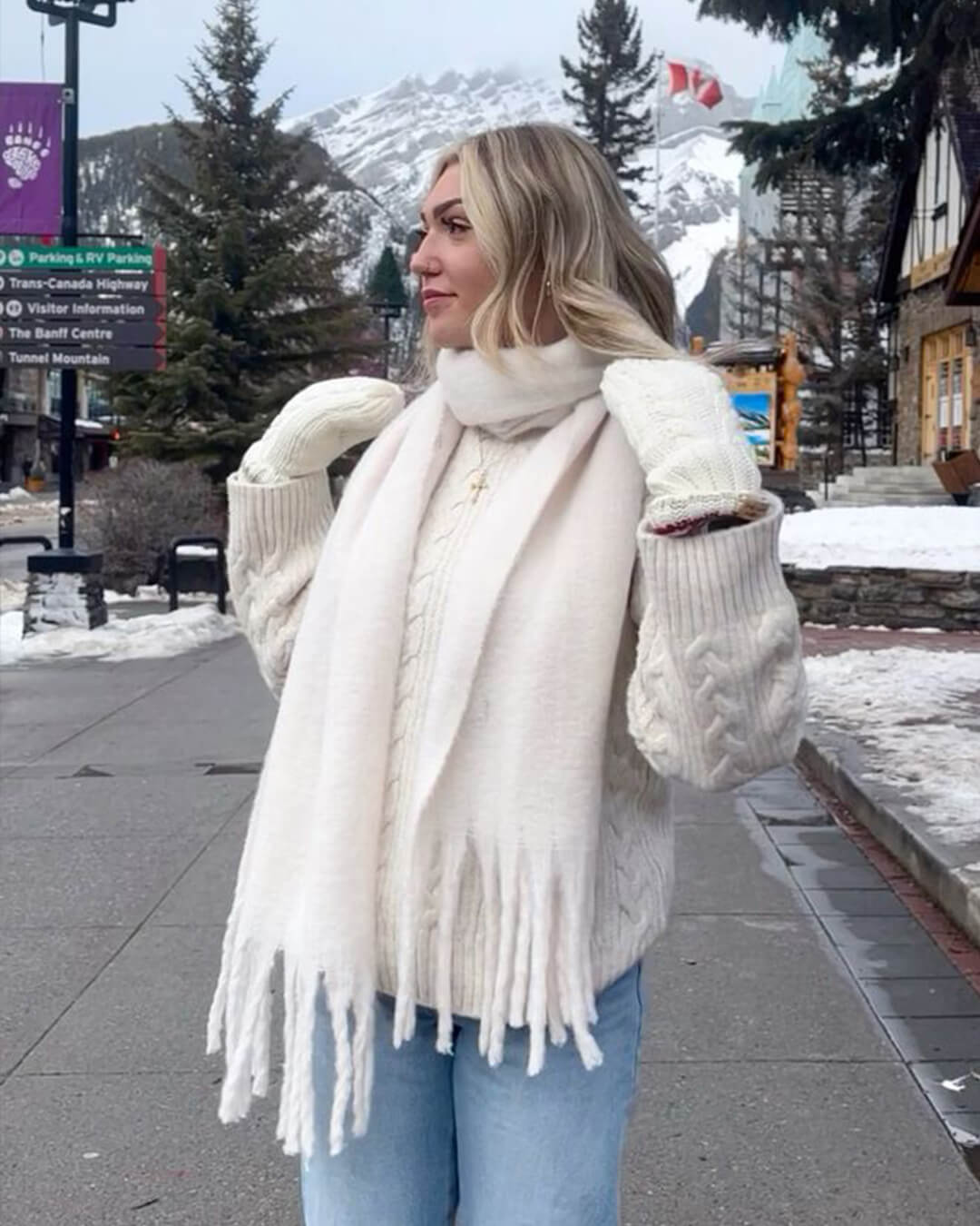 SOERA Tanya Tasseled Winter Scarf - Scarf - 1005009466241802-;Sm1764703454508379892 White