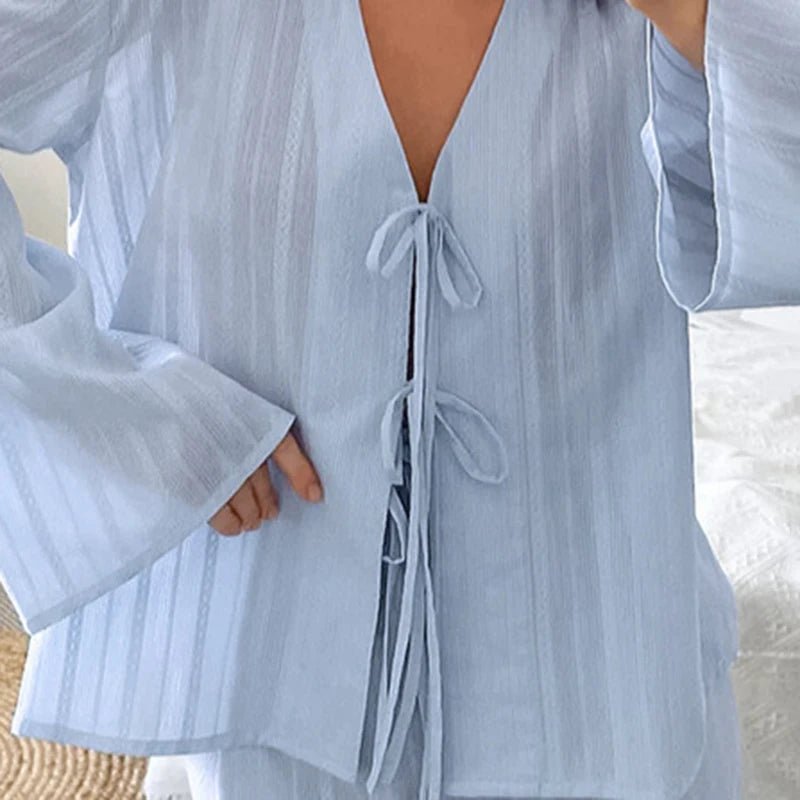 SOERA Julienne Cardigan Shorts Set - Set - 1005008557919058-;yi1769140529577781279 L