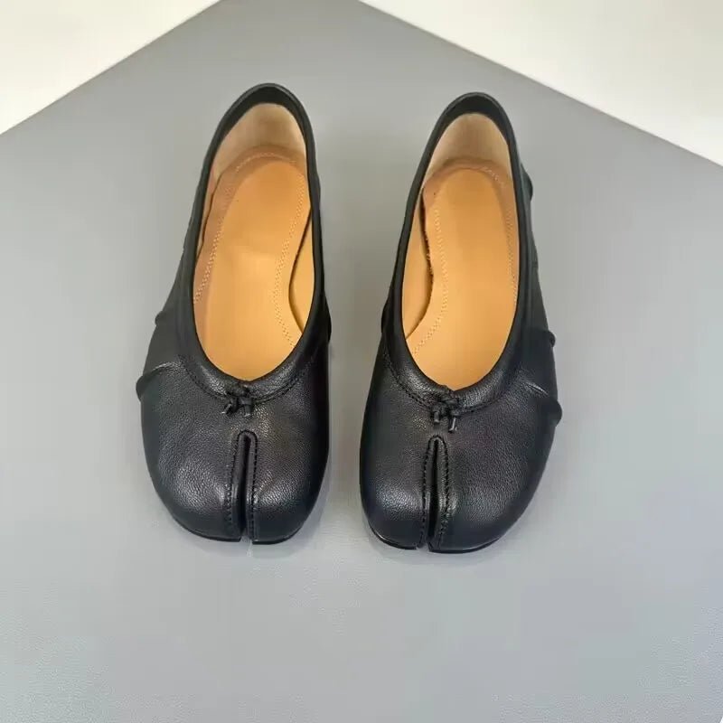 SOERA Bianca Split - Toe Leather Mules - Shoes -  Black 35