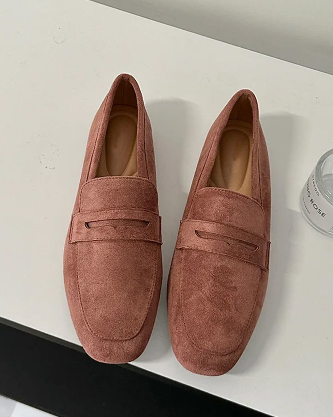 SOERA Bianca Suede Slip - On Loafers - Shoes -  Brown 34