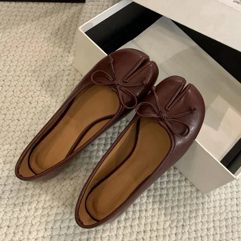SOERA Cecilia Slip - On Ballet Flats - Shoes - 1005007273339079-;JN1775623627213982704 Brown 36