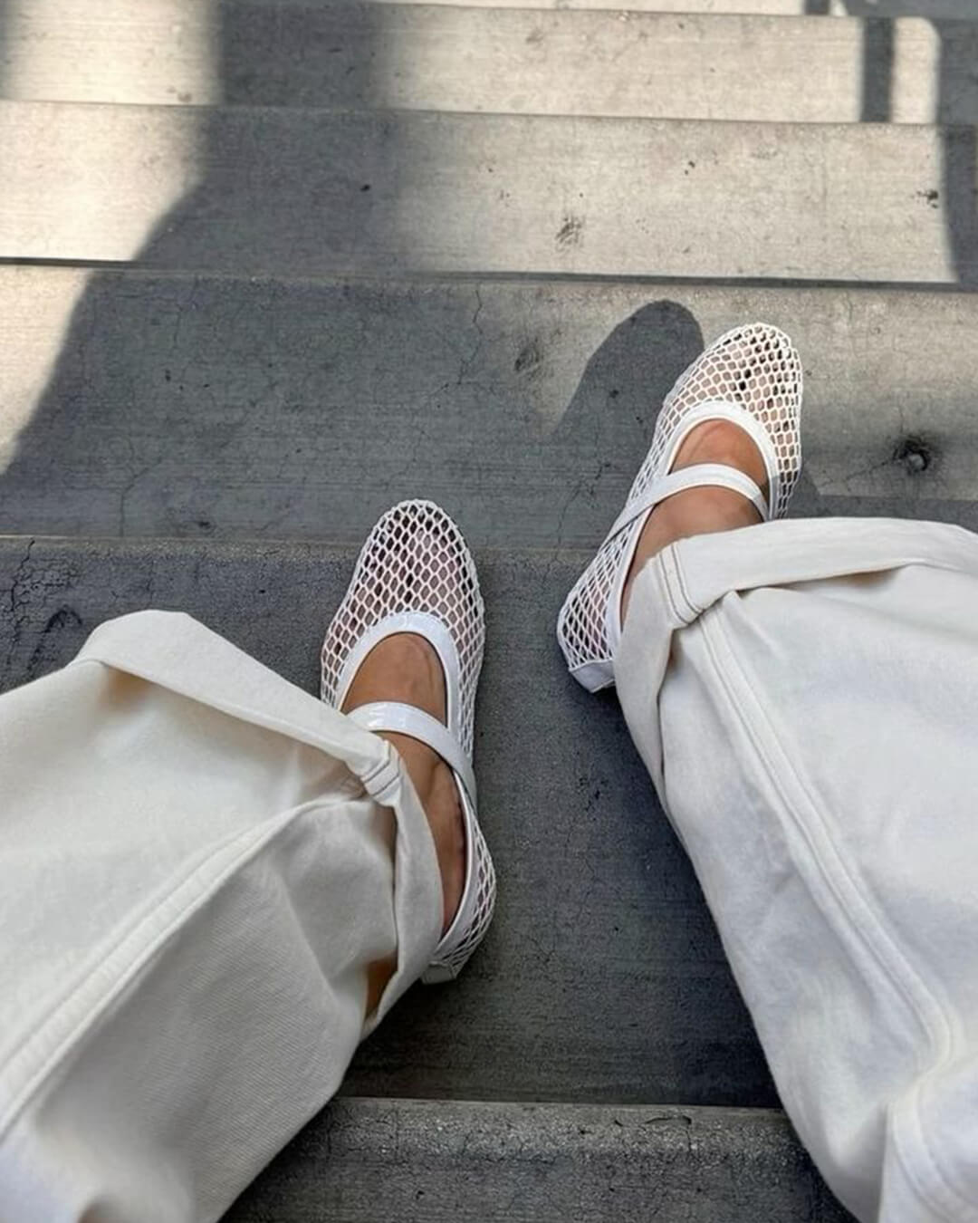 SOERA Rebecca Mesh Ballet Flats - Shoes - SOERA-Rebecca-Mesh-Ballet-Flats-Shoes-Black/36 Black 36