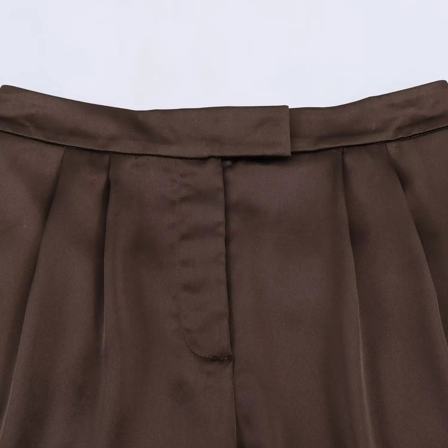 SOERA Xylia Lace Trim Satin Mini Shorts - Shorts - 1005011688216401-;De1775552729875737203 XS