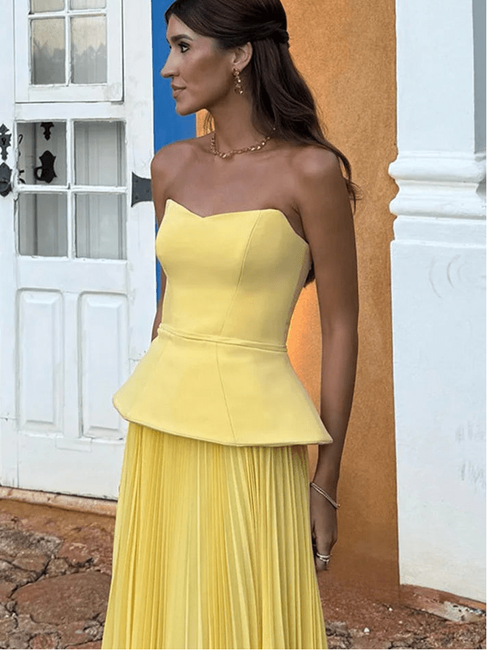 SOERA Sophia Pleated Summer Skirt Set - Skirt -  L