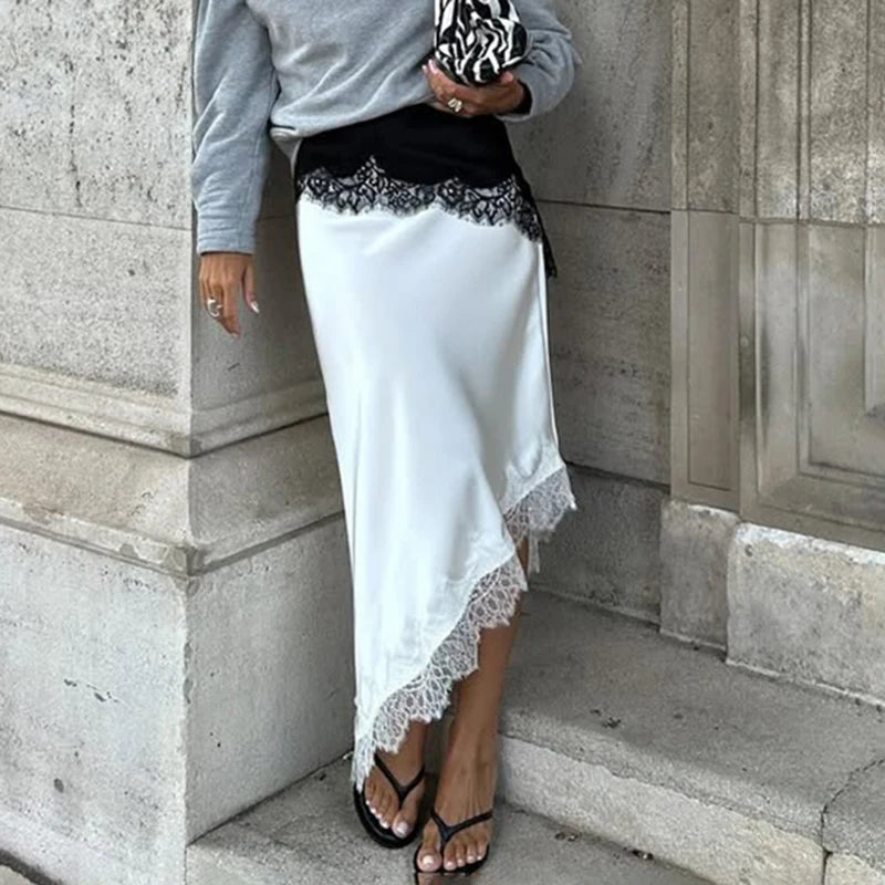 SOERA Leslie Asymmetric Midi Skirt - Skirts - 1005010028276612-;tH1771839651349505500 S