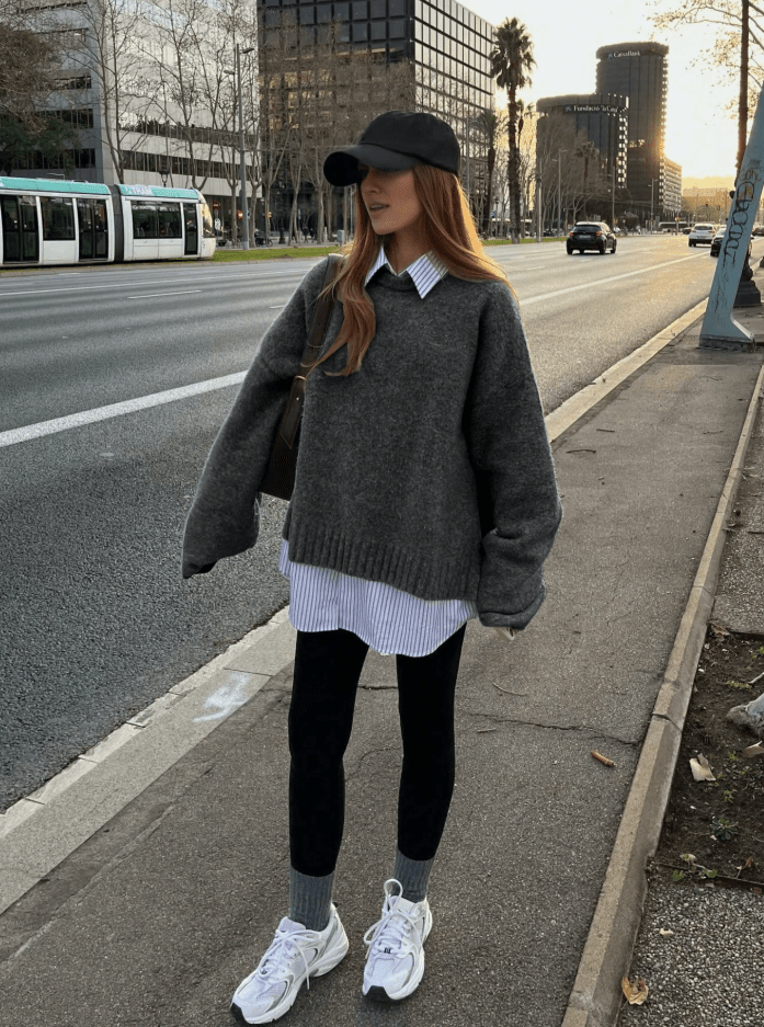 SOERA Angela Ribbed Knit Sweater - Sweaters - SOERA-822083-S-GREY-92707 Grey One Size