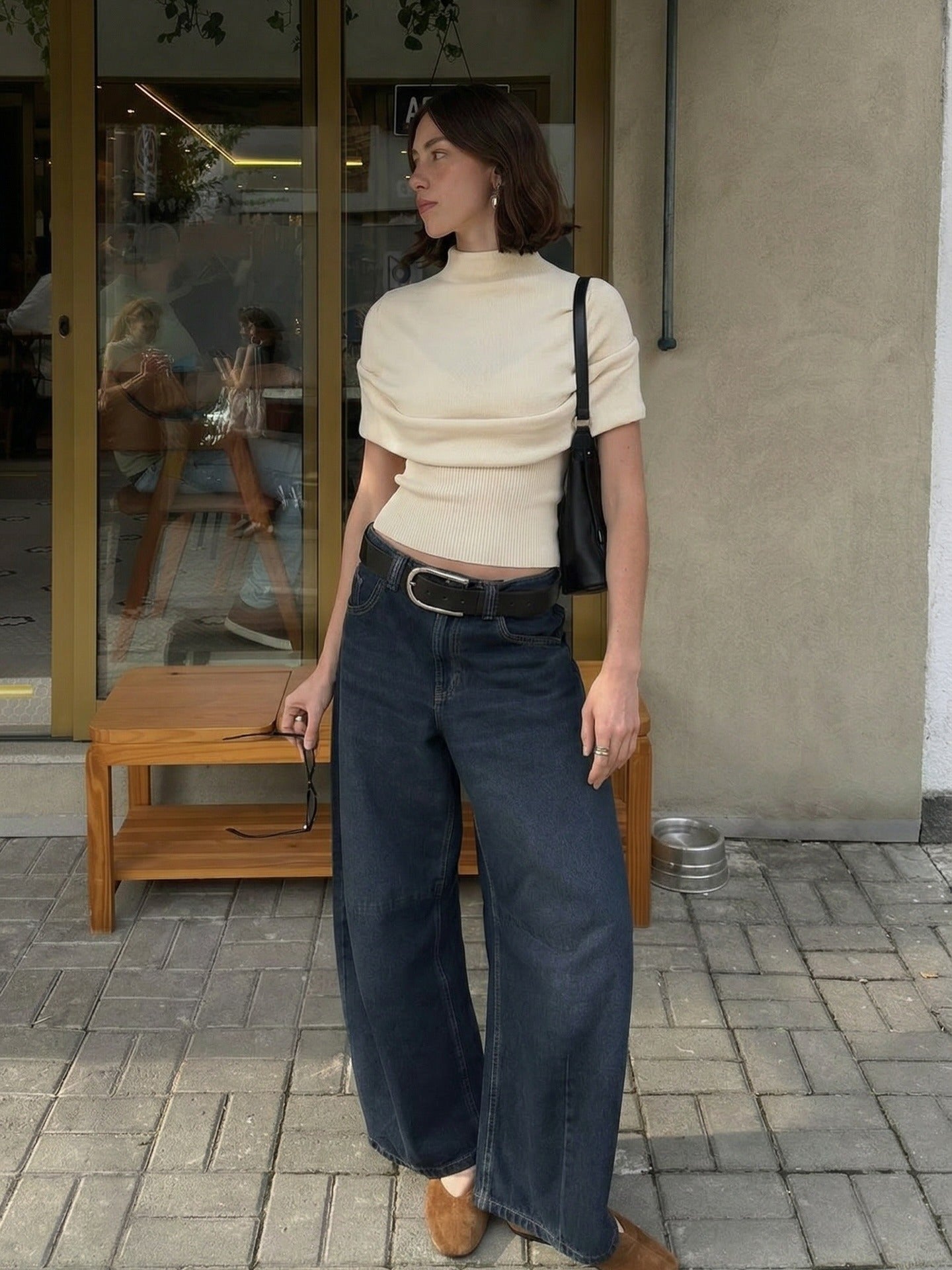 SOERA Sophia Draped Tricot Top - Top - SOERA-151619-XL-OS-41219 XL