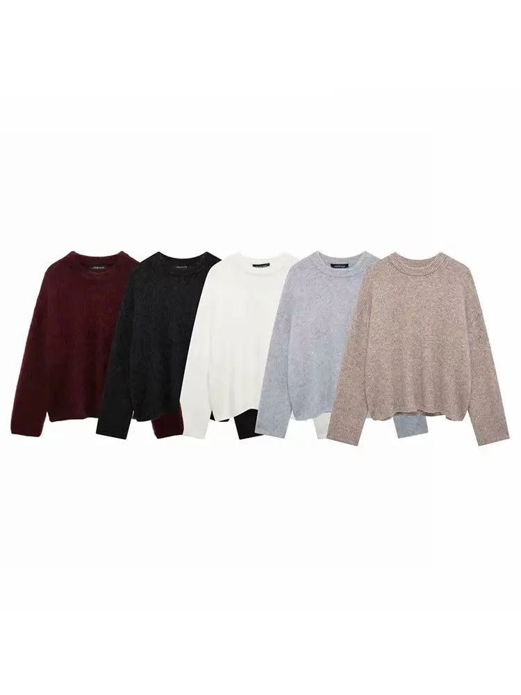SOERA Blake Knit Sweater - Tops - 3256810007316475-;MT1764003583157614341 Grey S