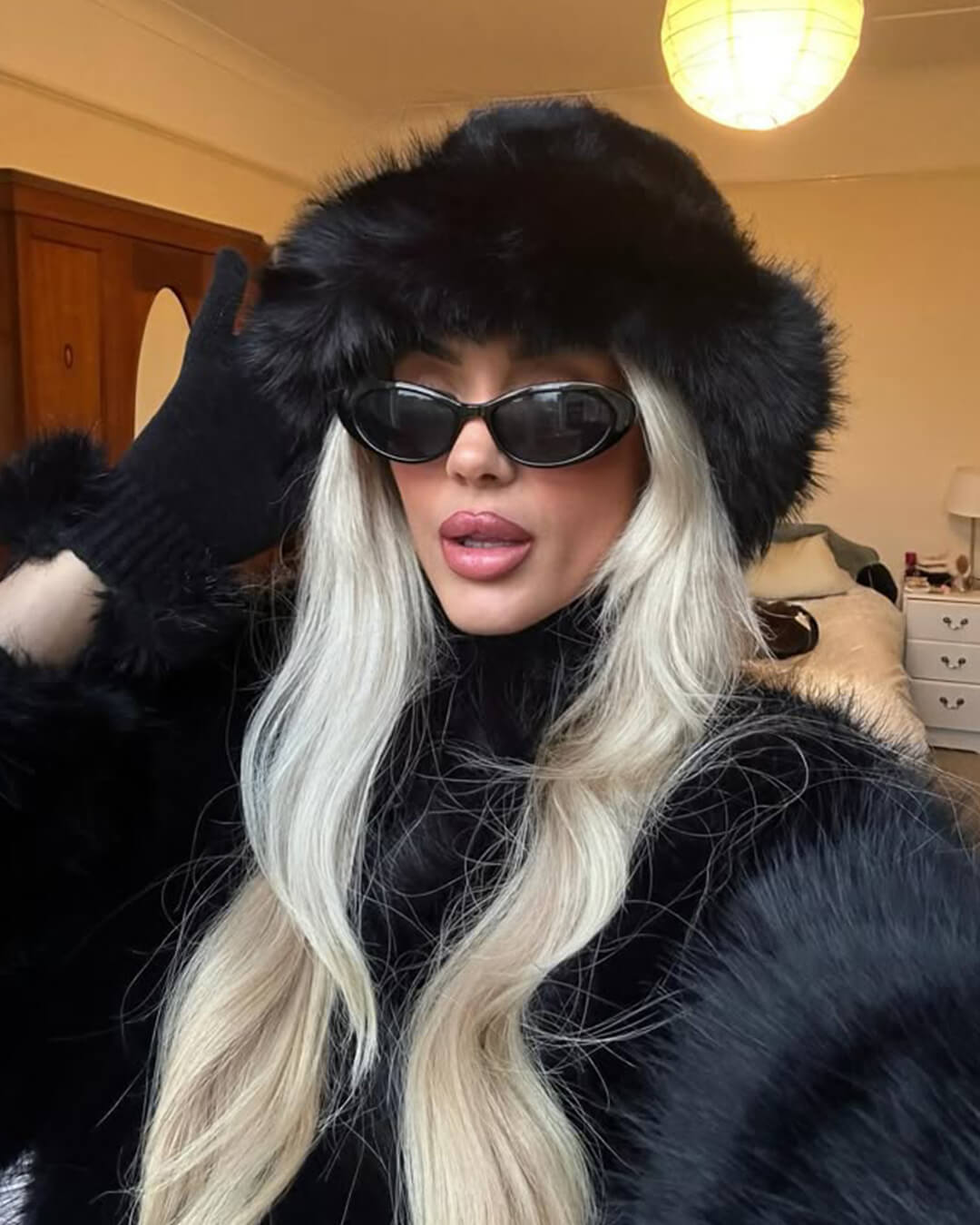 SOERA Tracy Faux Fur Hat - Winter Hats - 1005008183093004-;Ks1764102178842264353 Black